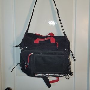 Convertible backpack, duffle bag, and laptop bag, triple 5 soul brand